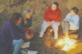 story telling fire